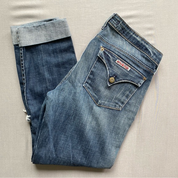 Hudson Jeans Denim - Distressed Hudson capris